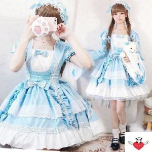 ワンピース アニメ ドレス メイド服 萌え萌え系ワンピース 森ガール Cosplay Lolita かわいい学生服 ロリータ ワンピース At Alita 通販 Yahoo ショッピング