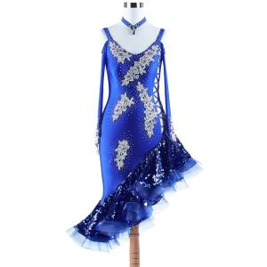 社交ダンス衣装 ラテン　フリンジ　レース　Mサイズ　競技会　デモ 社交ダンス ラテンドレス 競技 デモ 衣装 Mサイズ ルンバ チャチャチャ