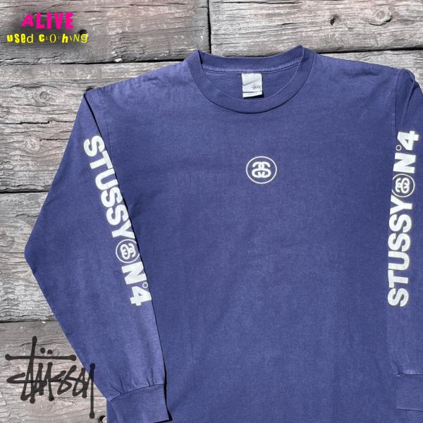 00’S STUSSY LONG SLEEVE TEE MADE IN USA