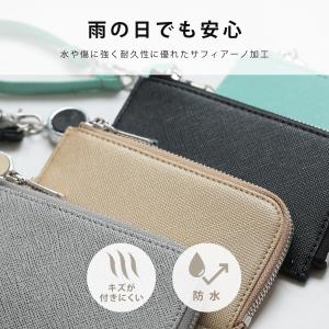 パスケース 定期入れ リール付き L字 ファス...の詳細画像4