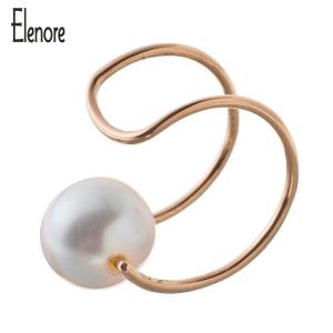 Elenore Jewelry 10金ラージパールイヤカフ エレノアジュエリー モード K10 イヤーカフス イヤリング ノンホールピアス レディース｜alize