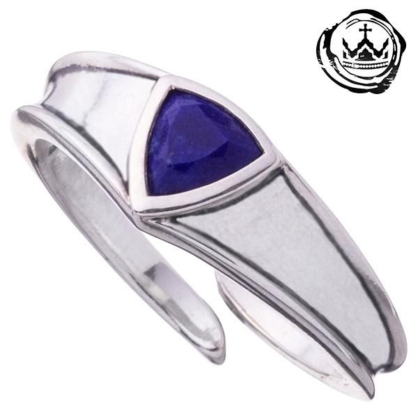 ARTEMIS KINGS リング メンズ レディース ブランド 指輪 シルバー デルタリングラピス...