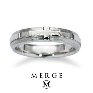 MERGE マージ ステンレス クロス リング 15〜23号 ステンレスリング 金属アレルギーフリー 指輪 メンズリング 十字架 つや消し シンプル｜alize