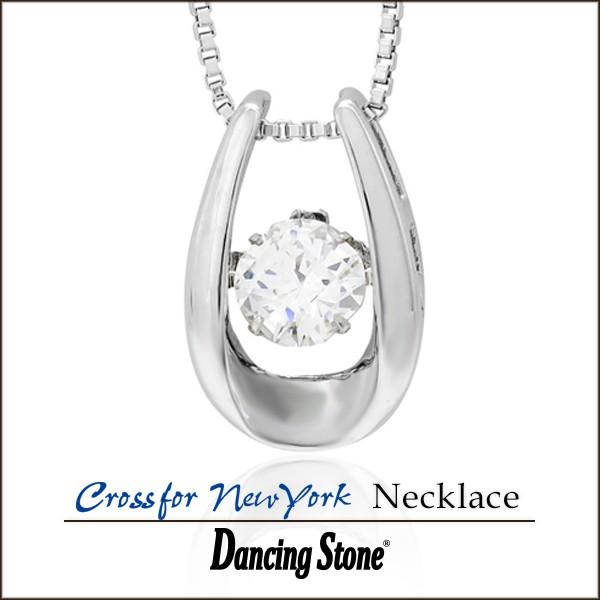 ネックレス レディース ダンシングストーン 正規品 クロスフォー ニューヨーク シルバー Happi...