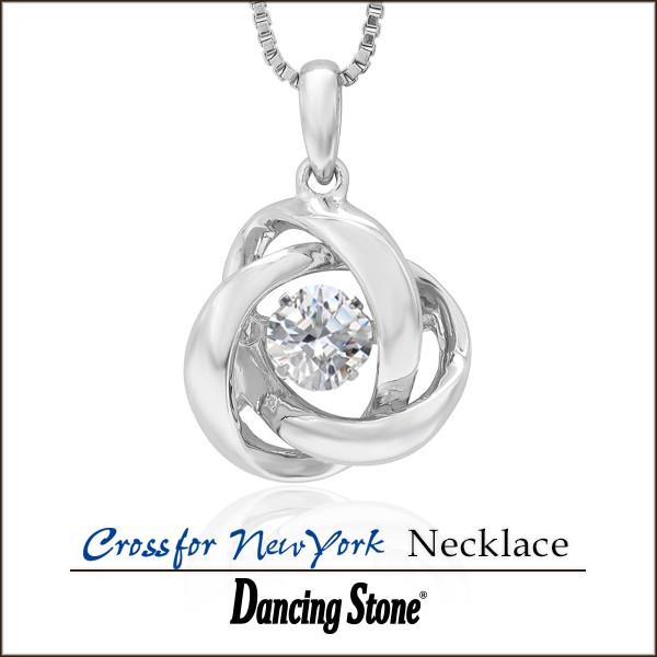ネックレス レディース ダンシングストーン 正規品 クロスフォー ニューヨーク シルバー Loop2...