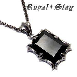 Royal Stag Zest ネックレス メンズ ブランド 黒 ブラック オニキス 