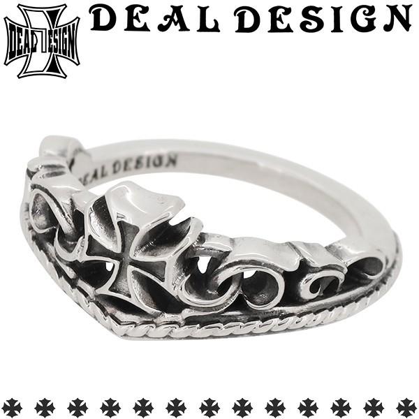 DEAL DESIGN リング メンズ ブランド 指輪 シルバー ゲートティアラリング：クロス 3-...