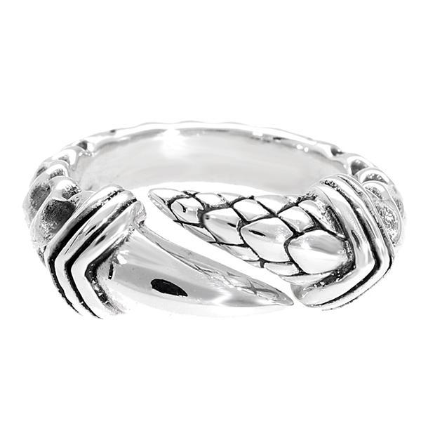 クロー シルバー リング フリーサイズ 16号 爪 クロウ シルバーリング 指輪 ハード ドラゴン ...