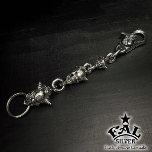 F.A.L トリプルス ウィルキー チェーン メンズ キーリング 鍵 収納
