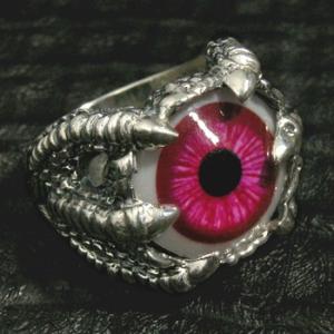 Catalonia リング メンズ シルバー 義眼 目玉 ドラゴンクロー 11-27号 ブランド 指...