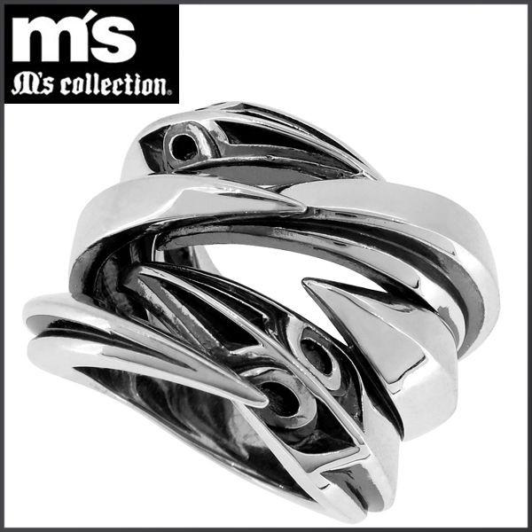 Ms collection リング 指輪 メンズ ブランド シルバー 爪 シャープ クロー 15-2...