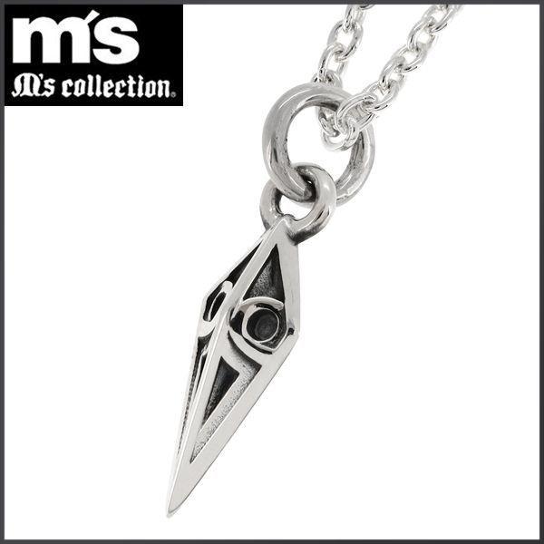 Ms collection ネックレス メンズ ブランド シルバー トライバル 紋章 シルバー925...