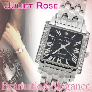 腕時計 レディース ブランド JUL202 ダイヤモンド シルバー ブラック レディース腕時計｜alize