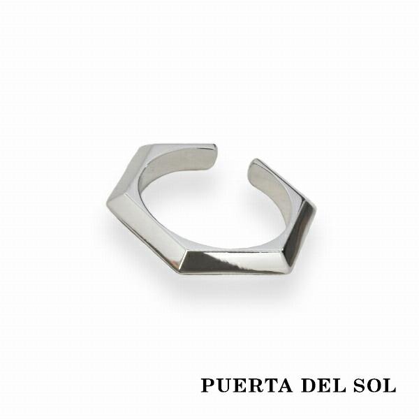 PUERTA DEL SOL シャープエッジ イヤーカフ シルバー950 ユニセックス シルバーアク...