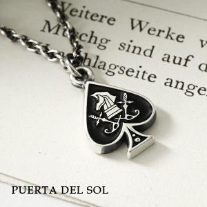 PUERTA DEL SOL（プエルタ・デル・ソル） ロゴ スペード ネックレス