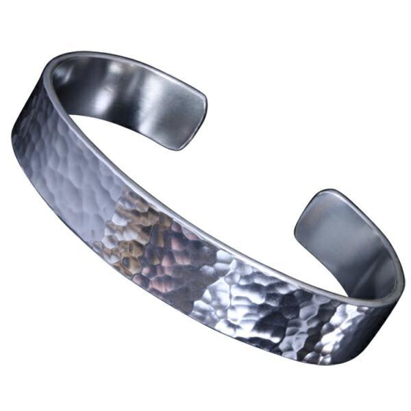 龍頭 丸鎚目 バングル 12mm メンズ シルバー シルバーバングル メンズバングル シルバー950...