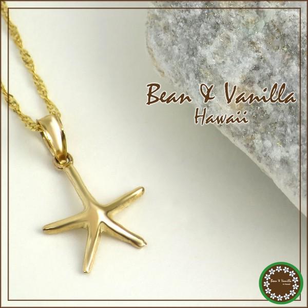 ハワイアンジュエリー ネックレス ゴールド レディース スターフィッシュ K14 人気 ブランド
