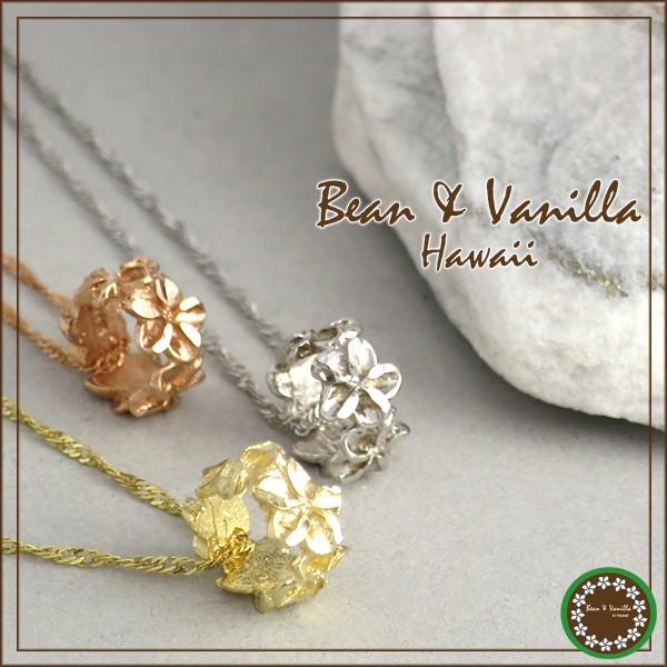 ハワイアンジュエリー ネックレス プルメリアレイ ゴールド レディース K14 人気 ブランド