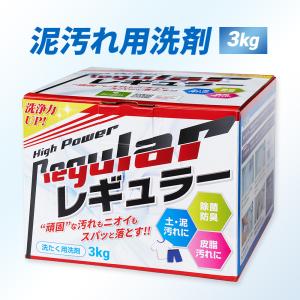 【リニューアル】洗剤 泥汚れ『レギュラー』3kg 野球 洗濯 ガンコ 汚れ すっきり 洗剤 スッキリ 泥 土 泥汚れ洗剤 ユニフォーム洗剤 野球洗剤 子供 サッカー｜alk-lifenext