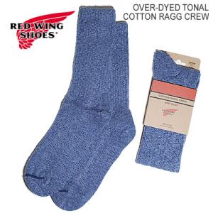 RED WING レッドウィング Over-dyed Tonal Cotton Ragg Crew ...