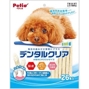 ペティオ (Petio) 犬用おやつ デンタルクリア ミルク風味 26本入の商品画像