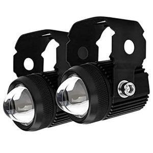VEROCITY バイク フォグランプ イエロー ホワイト切替可能 作業灯 LED SAMLIGHT 40ｗ LEDヘッドライト 投光器 12v-24