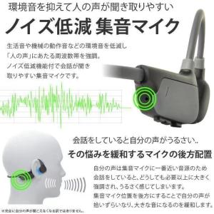 2023最新 骨伝導 集音器 ヘッドホン ワイ...の詳細画像3
