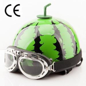 スイカ ヘルメット イチゴ 半キャップ かわいい 面白い アックルパー CE認証済