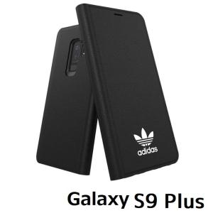 アディダス adidas Galaxy S9 Plus ブラック 手帳型ケース｜all-for-you