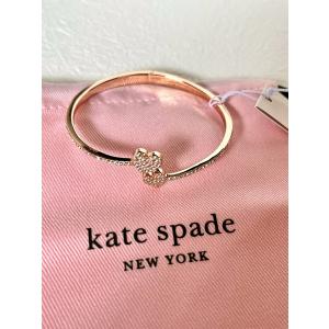 日本未発売 ケイトスペード kate spade バングル ブレスレット 腕輪 ローズゴールド ハート バングル｜All for you