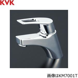 KM7001T KVK洗面用シングルレバー混合水栓 一般地仕様 取付穴径兼用型 マルチリフォーム 送料無料｜all-kakudai