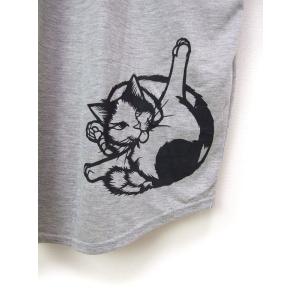 リラックスTシャツ チュニック丈 グレイ cu...の詳細画像5