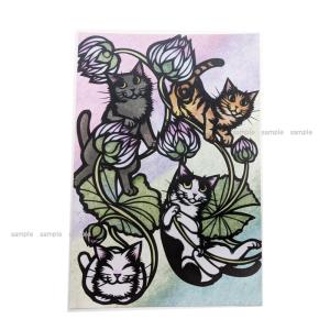 イラストレーター猫麦さん 佐藤めい アルミ合板アート【ワンスト】 猫麦 DMMスクラッチ Wチャンス賞、直筆サイン入りA賞（絵柄A-2