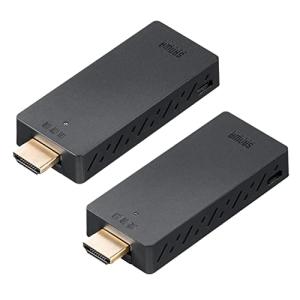 ワイヤレスHDMIエクステンダー 15m サンワダイレクト ワイヤレスHDMI エクステンダー 送受信機 フルHD