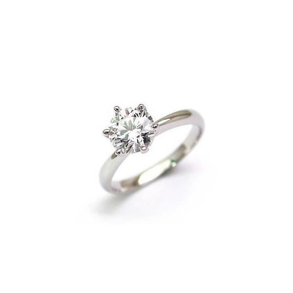 立爪 エンゲージリング ダイヤモンド ダイヤ プラチナ リング 婚約指輪 オーダー