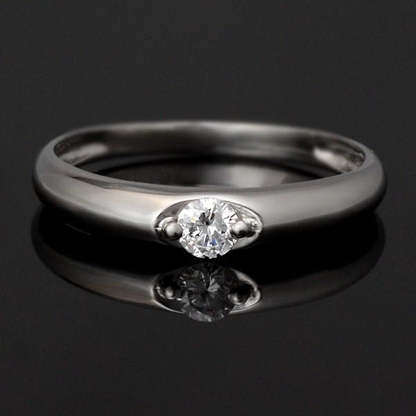 婚約指輪 安い エンゲージリング プラチナ ダイヤモンド リング 一粒 プロポーズ用 プレゼント ス...