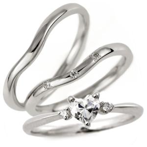 婚約指輪 結婚指輪 セットリング ダイヤモンド プラチナ エンゲージリング オーダー｜all