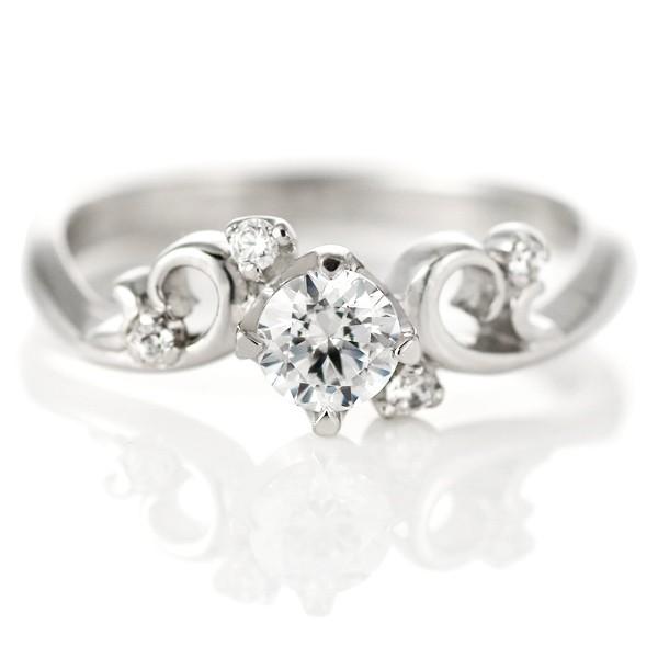 婚約指輪 ダイヤモンド プラチナ リング 0.3ct 天然石 エンゲージリング 鑑定書 オーダー