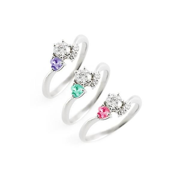 CanCam 掲載婚約指輪 ダイヤモンド プラチナ誕生石バースディ エンゲージリング0810ab オ...