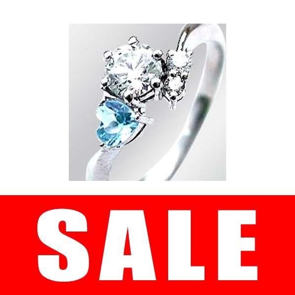 CanCam掲載婚約指輪ダイヤモンド プラチナエンゲージリング11月誕生石ブルートパーズ オーダー