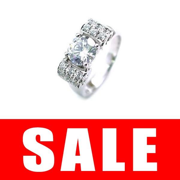 ダイヤモンド指輪 ソリティア 一粒 大粒 ダイヤモンド ダイヤ リング 1カラット オーダー