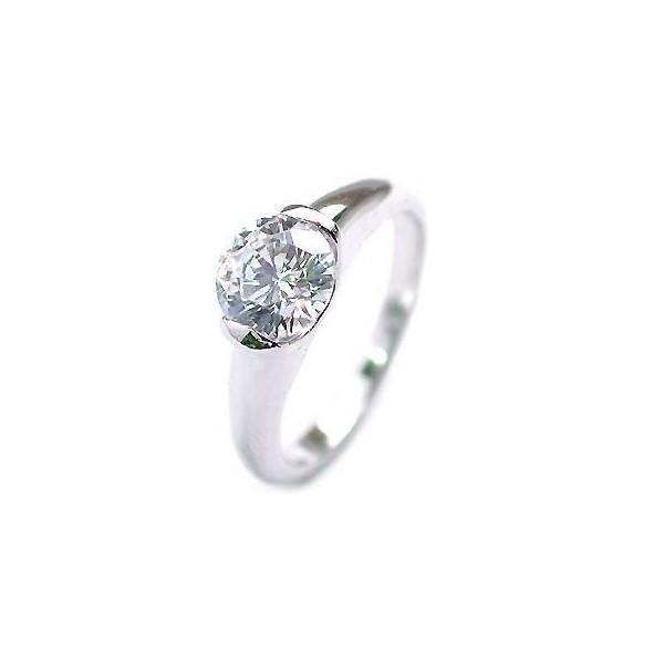 ダイヤモンド指輪 ソリティア 一粒 大粒 ダイヤモンド ダイヤ リング 1カラット オーダー