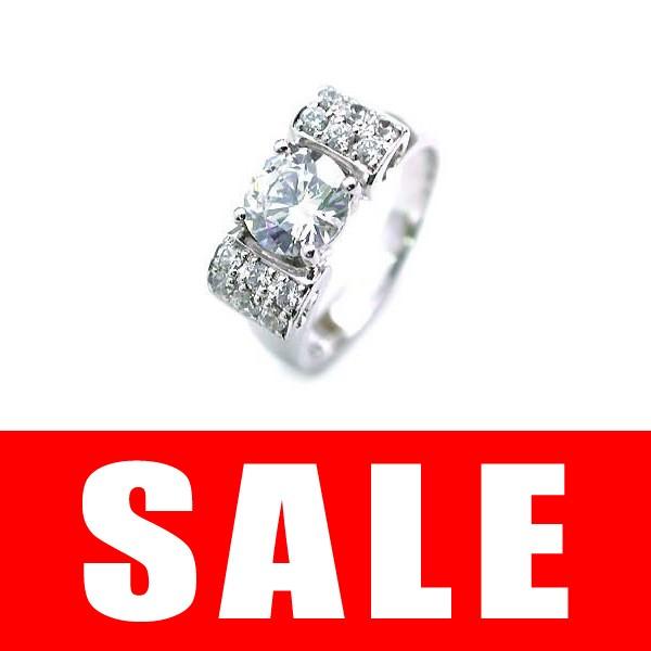 ダイヤモンド指輪 ソリティア 一粒 大粒 ダイヤモンド ダイヤ リング 1カラット オーダー