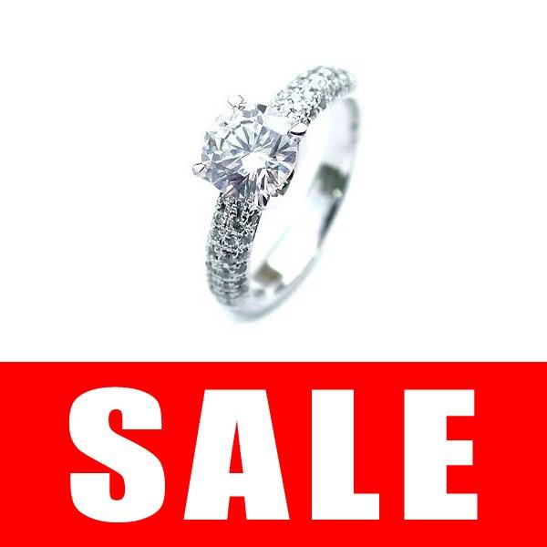 ダイヤモンド指輪 ソリティア 一粒 大粒 ダイヤモンド ダイヤ リング 1カラット オーダー