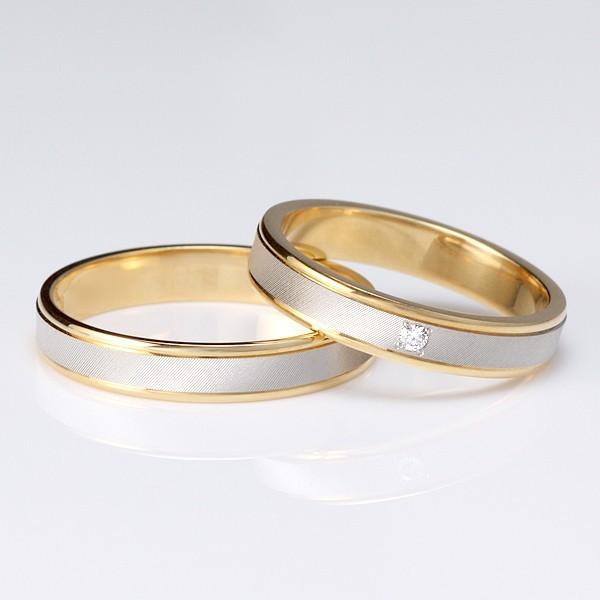 結婚指輪 マリッジリング ペアリング ダイヤモンド 名入れ 文字入れ 刻印 2本セット スイートマリ...