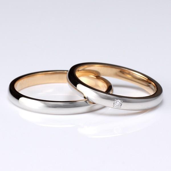 結婚指輪 マリッジリング ペアリング ダイヤモンド 名入れ 文字入れ 刻印 2本セット スイートマリ...