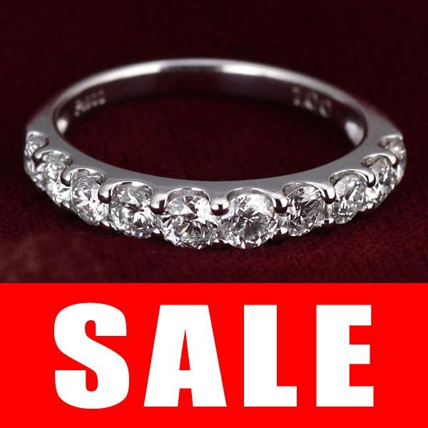 エタニティリング 結婚指輪 マリッジリング プラチナ ダイヤモンド エタニティ リング 1カラット ...