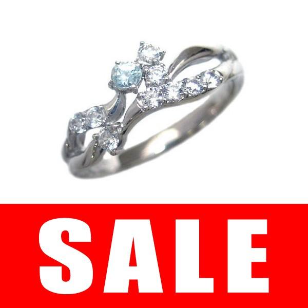 ダイヤモンド指輪 エタニティリング スイート エタニティ ダイヤモンド 3月誕生石プラチナ アクアマ...