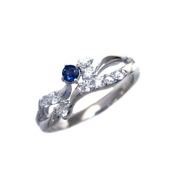 サファイア 指輪 ダイヤモンド指輪 エタニティリング スイート エタニティ ダイヤモンド 9月誕生石...