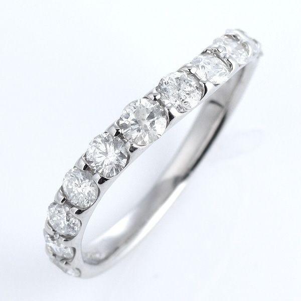 指輪レディース ダイヤモンド指輪 エタニティリング 1カラット ダイヤモンド リング プラチナ エタ...